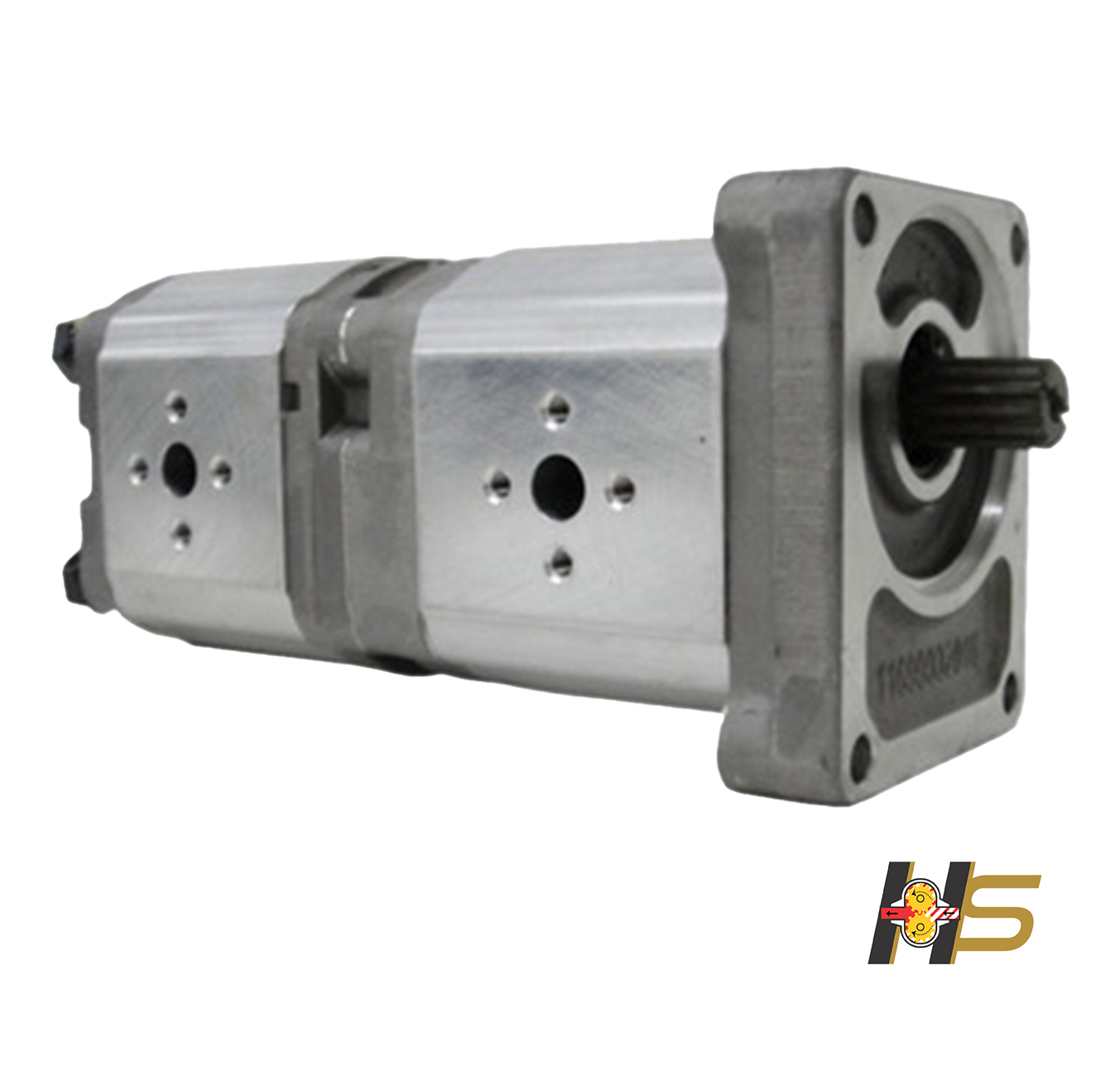 Bomba hidráulica dupla de engrenagens, trator Valmet – Valtra, modelo BH140