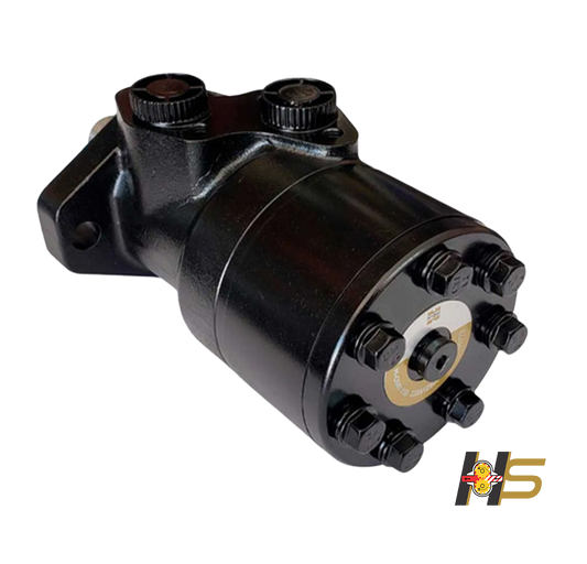 Motor Orbital Hidráulico OMR 200cm³/rot – Flange Oval 2F - Eixo dia. 1’’ (25,4mm)