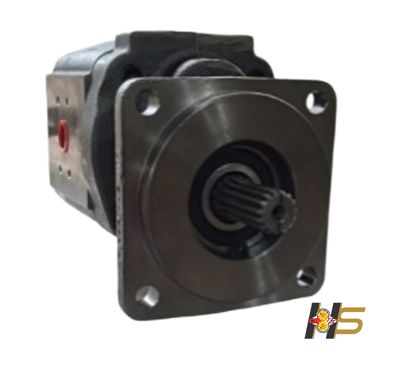 Bomba hidráulica Principal e Direção Retroescavadeira CASE 580N – 48030083, Sem Válvula.