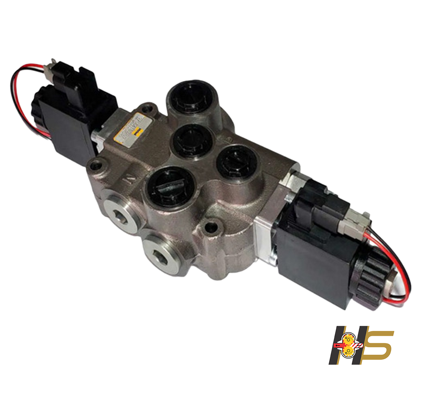 Comando Hidráulico Monobloco 80 lpm – 1 vias, acionamento ELÉTRICO DC 12V