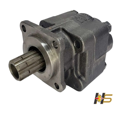 Bomba Hidráulica Deslocam. 57cm³/rot, Bidirecional, Flange DIN 4 FUROS, EIXO 8 Dentes, Conexões Traseira, 240 bar.