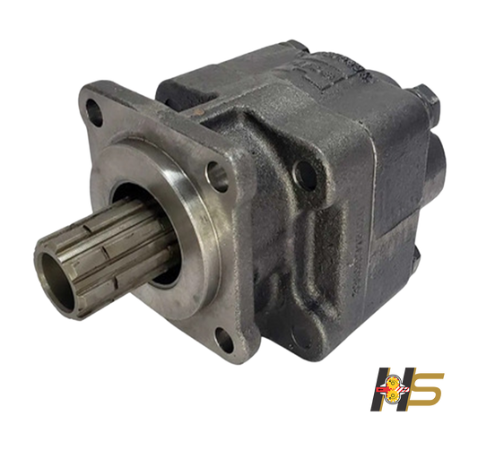 Bomba Hidráulica Deslocam. 57cm³/rot, Bidirecional, Flange DIN 4 FUROS, EIXO 8 Dentes, Conexões Traseira, 240 bar.