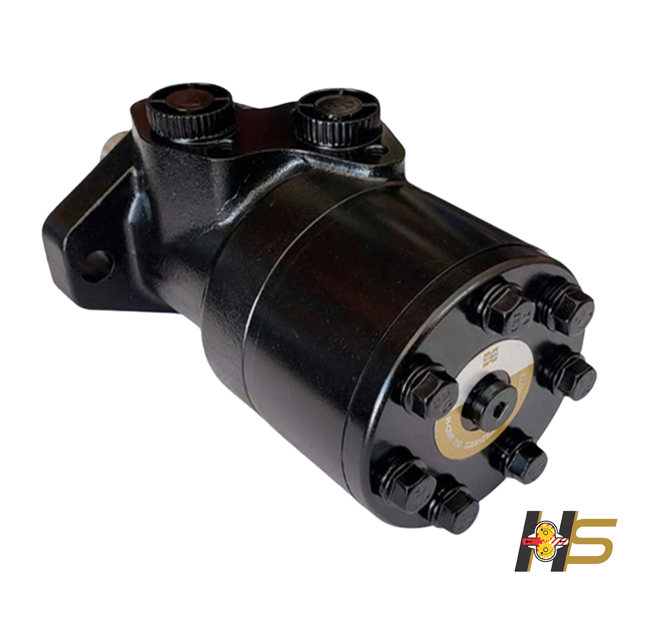 Motor Orbital Hidráulico OMR 200cm³/rot – Flange Oval 2F  - Eixo dia. 1’’ (25,4mm)