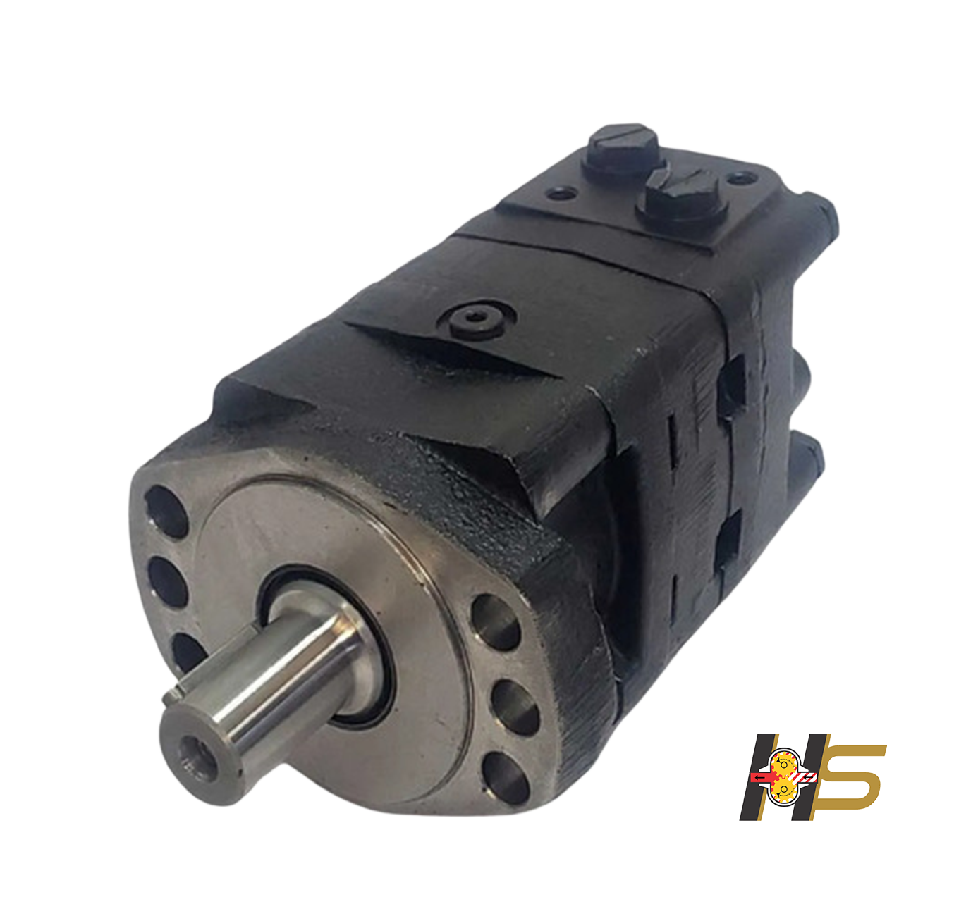 Motor Orbital Hidráulico OMS 200cm³/rot – Flange Oval 6F  - Eixo dia. 1’’ (25,4mm)