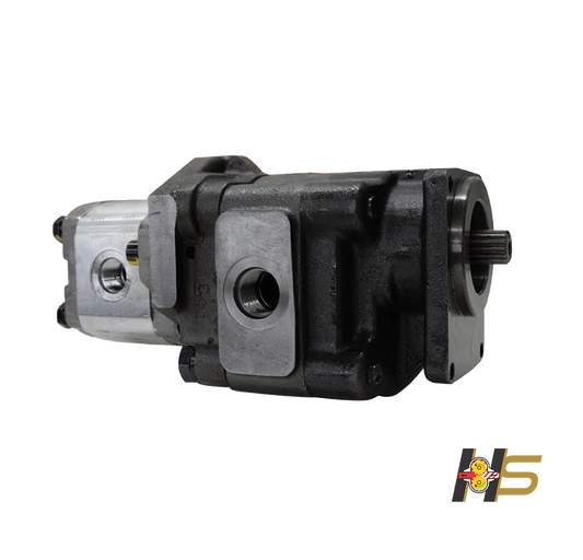 Bomba hidráulica Hidráulica dupla de Engrenagens, para Trator Massey Ferguson 714.