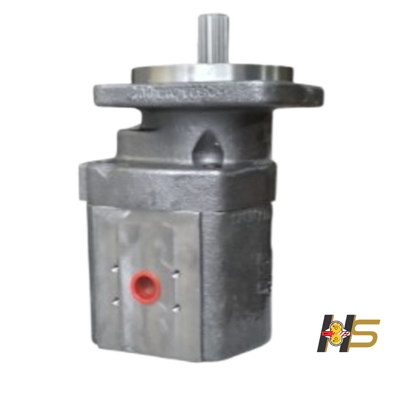 Bomba hidráulica Principal e Direção Retroescavadeira CASE 580N – 48030083, Sem Válvula.