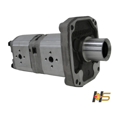 Bomba hidráulica dupla de engrenagens, trator New Holland modelo TL75E