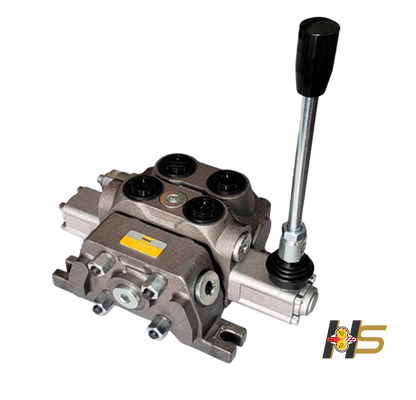 Comando Hidráulico Modular 60 lpm, manual 1 alavancas retorno por mola.