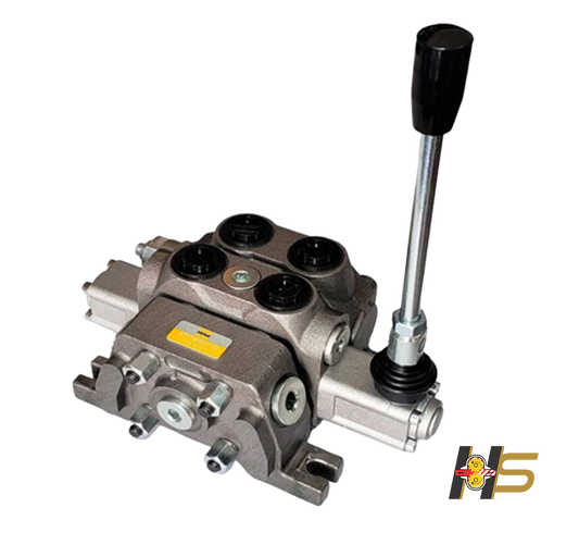 Comando Hidráulico Modular 60 lpm, manual 1 alavancas retorno por mola.