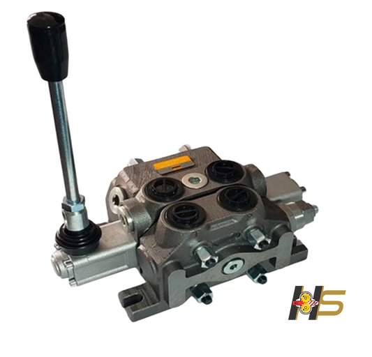 Comando Hidráulico Modular 60 lpm, manual 1 alavancas retorno por mola.