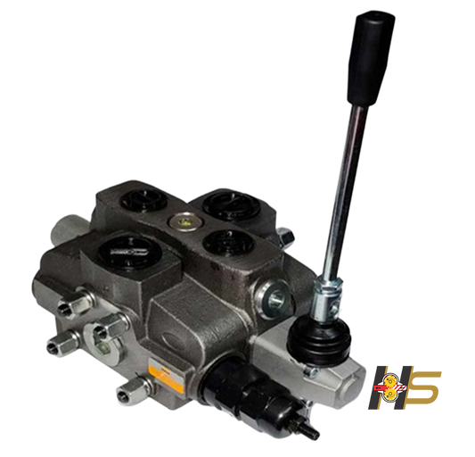 Comando Hidráulico Modular 160 lpm, manual 1 alavancas retorno por mola.